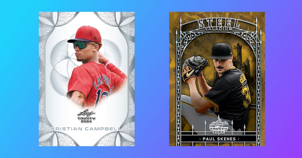 2024 Leaf Trinity Mega Box Baseball card product image
