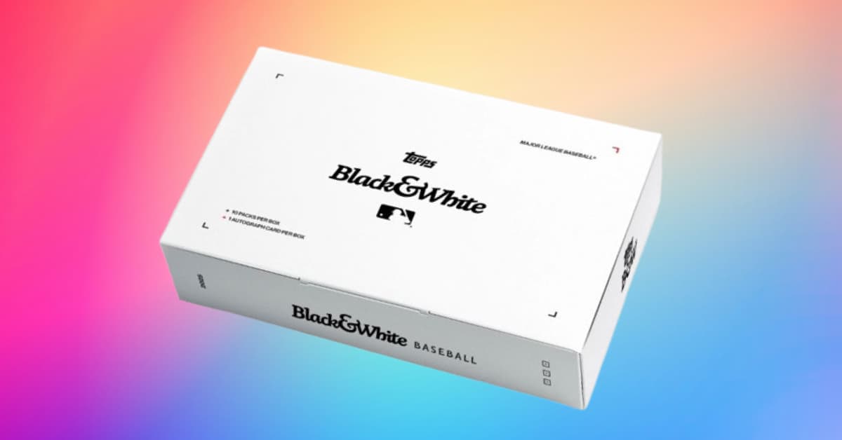 2025 Topps Black And White Baseball card product image