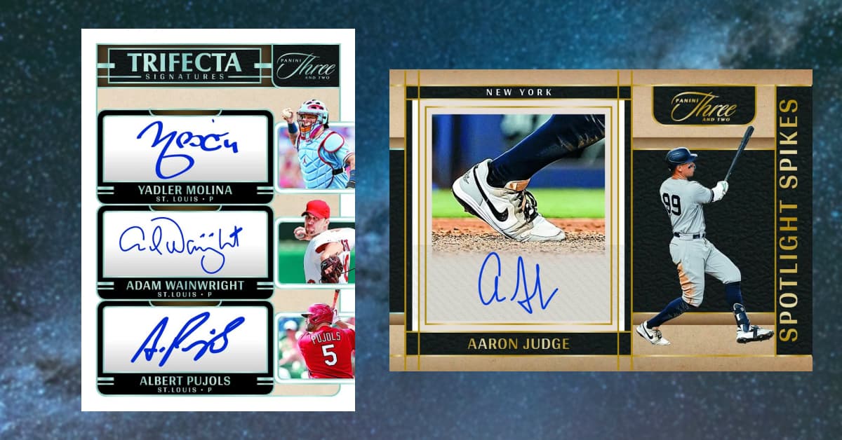 2025 Panini Three And Two Baseball card product image