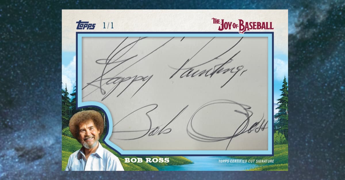2025 Topps Bob Ross Joy Of Baseball card product image