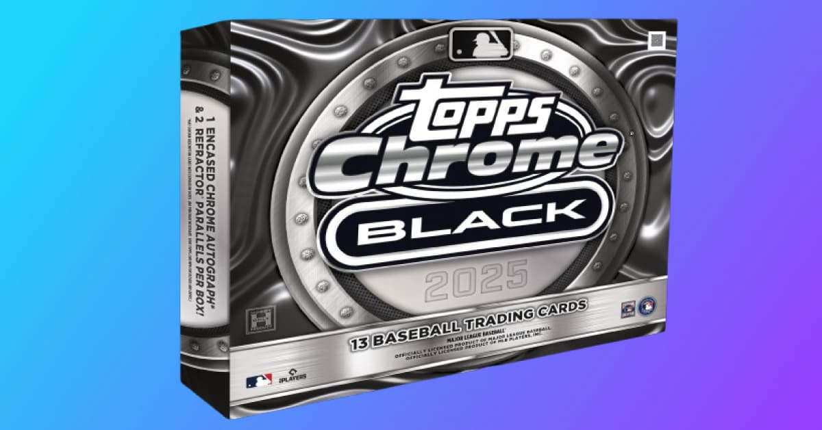 2025 Topps Chrome Black Baseball product image