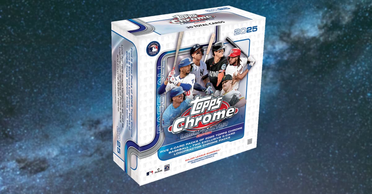 2025 Topps Chrome Logofractor Baseball card product image