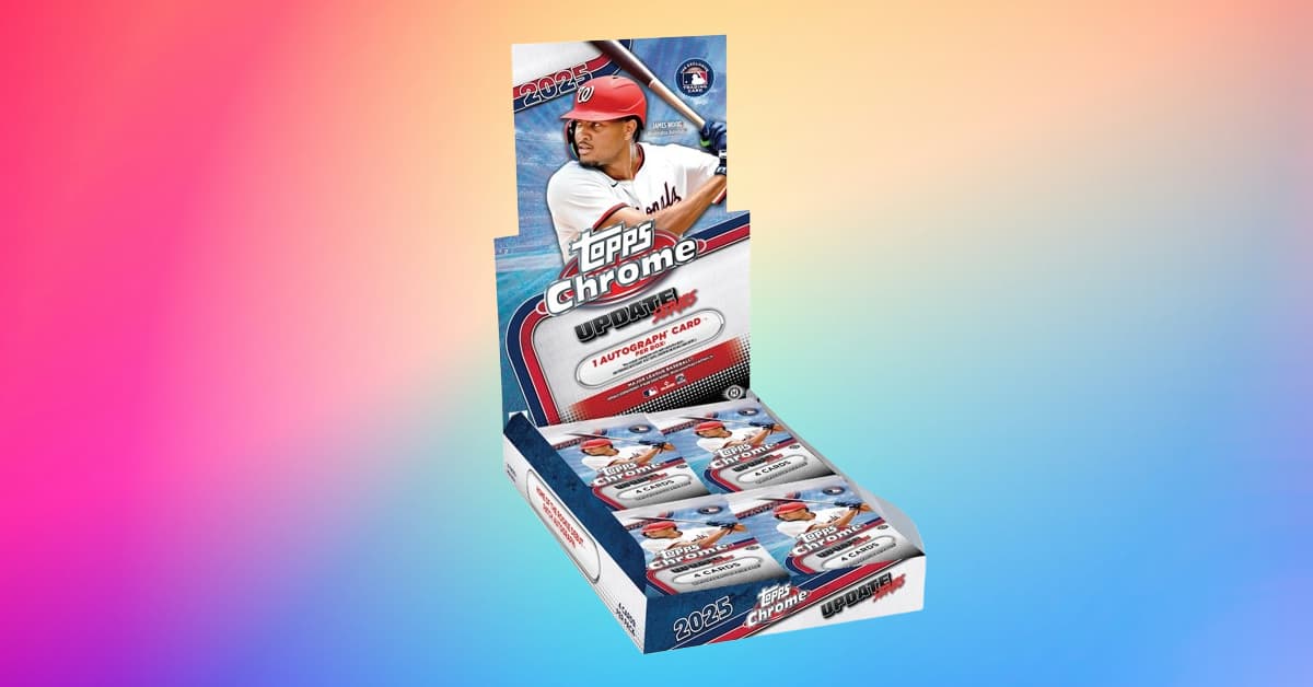 2025 Topps Chrome Update Series Baseball card product image